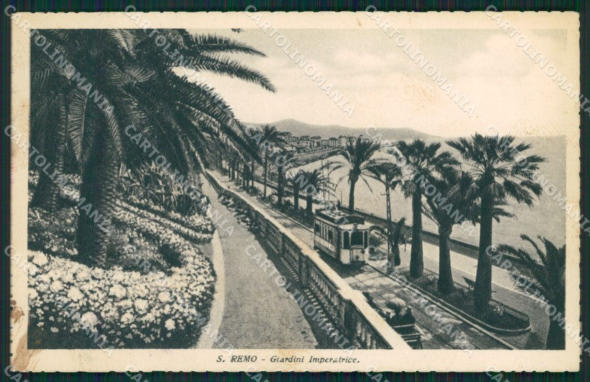 Imperia Sanremo Tram Cartolina ZG2479 – fronte