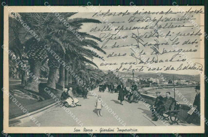 Imperia Sanremo Cartolina ZG2482 – fronte