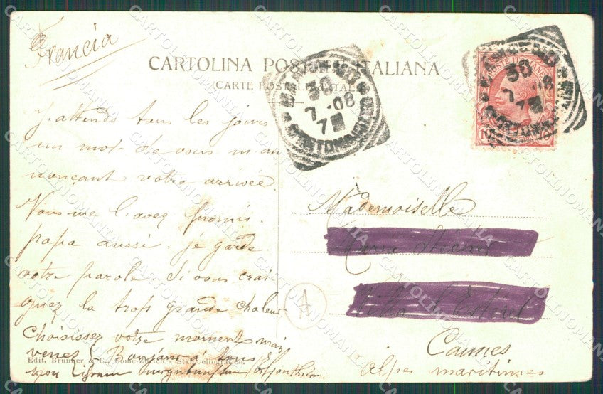 Imperia Sanremo Cartolina ZG2490 – retro