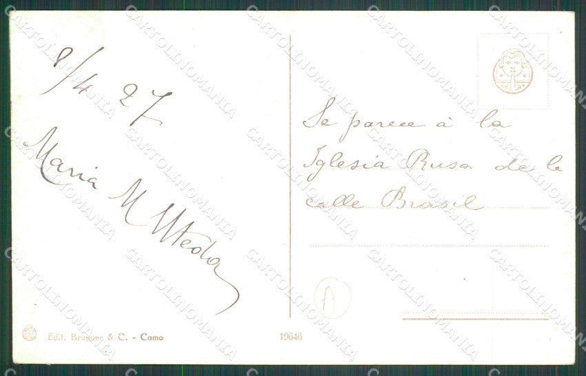 Imperia Sanremo Chiesa Russa Cartolina ZG2496 – retro