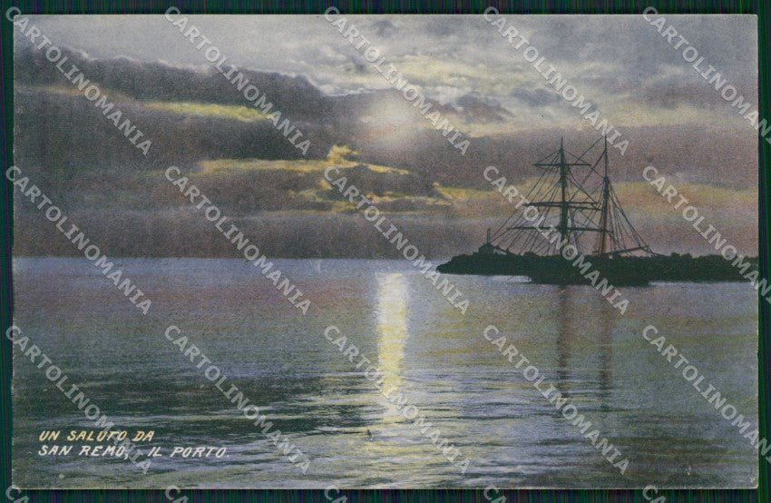 Imperia Sanremo Barca Cartolina ZG2506 – fronte
