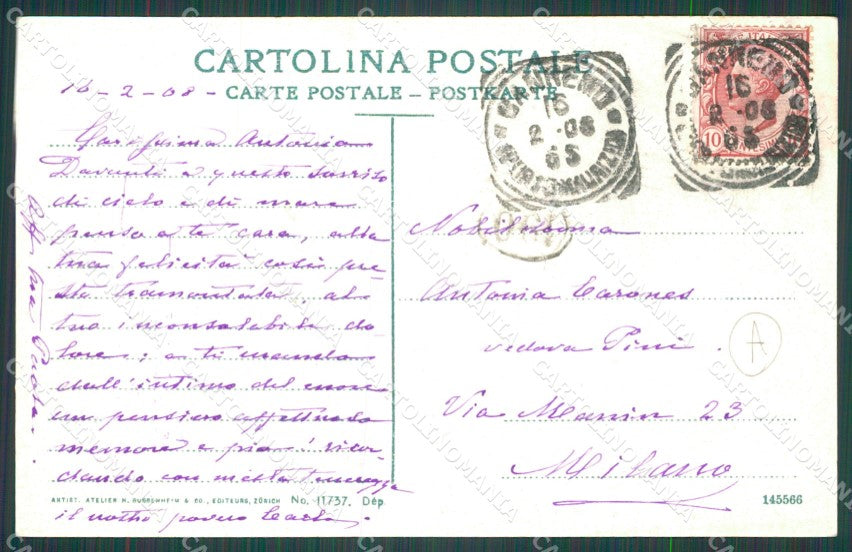 Imperia Sanremo Barca Cartolina ZG2506 – retro