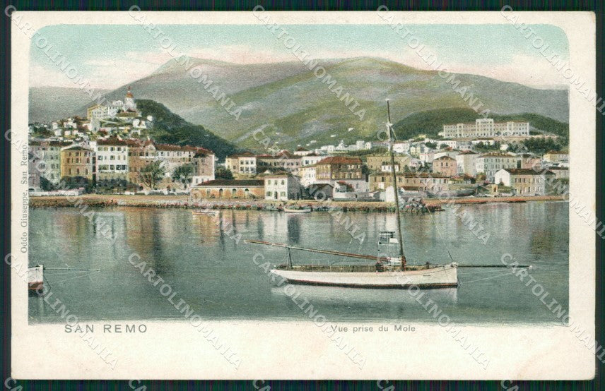 Imperia Sanremo Barca Cartolina ZG2512 – fronte