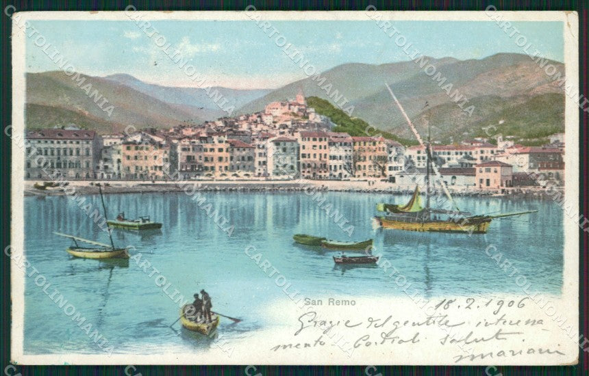 Imperia Sanremo Barche Cartolina ZG2513 – fronte