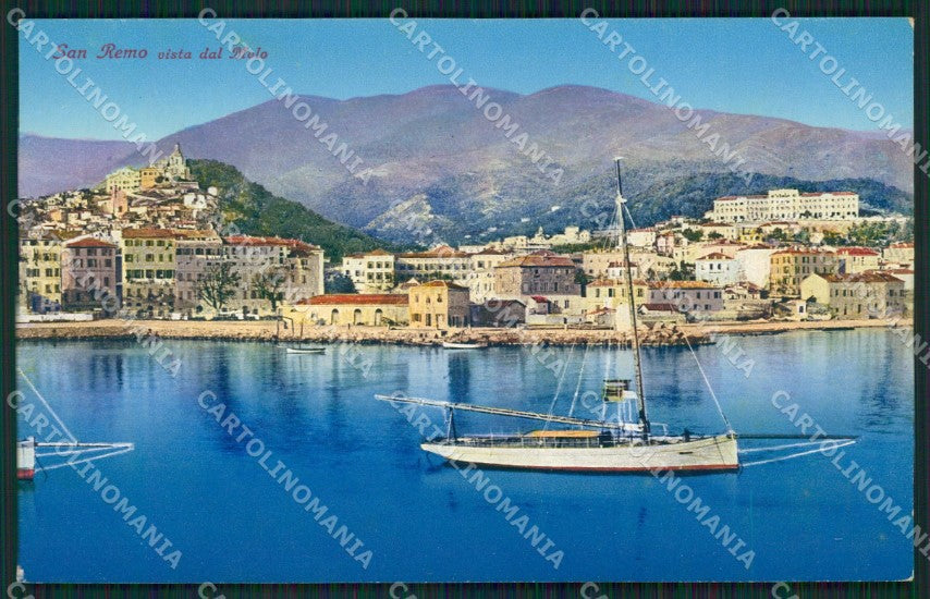 Imperia Sanremo Barca Cartolina ZG2514 – fronte