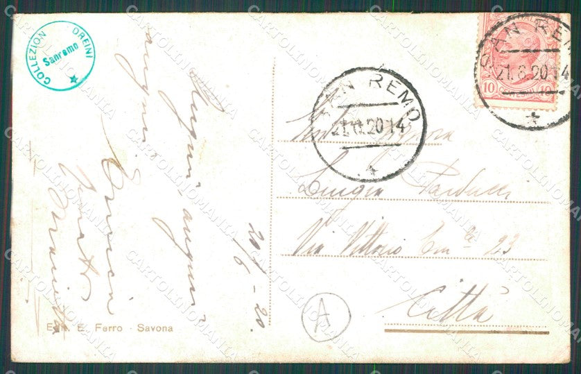 Imperia Sanremo PIEGHINA Cartolina ZG2518 – retro