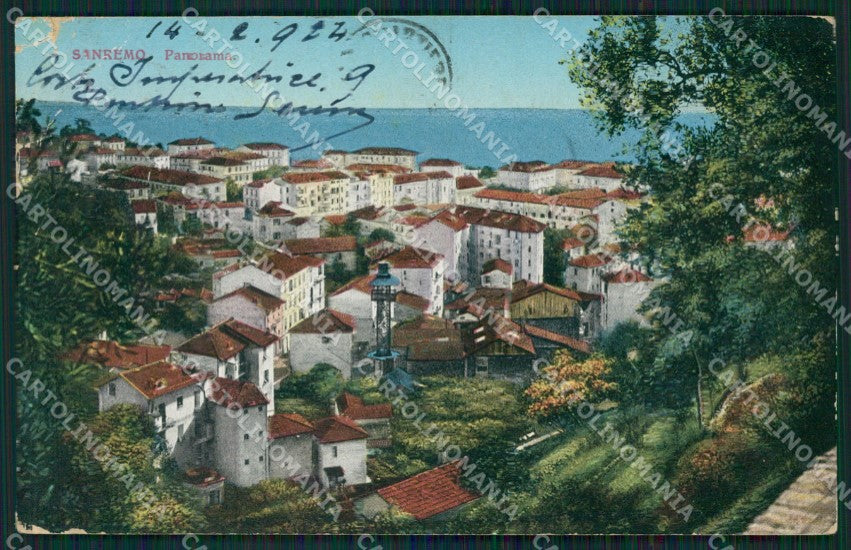Imperia Sanremo PIEGHE ABRASA Cartolina ZG2521 – fronte