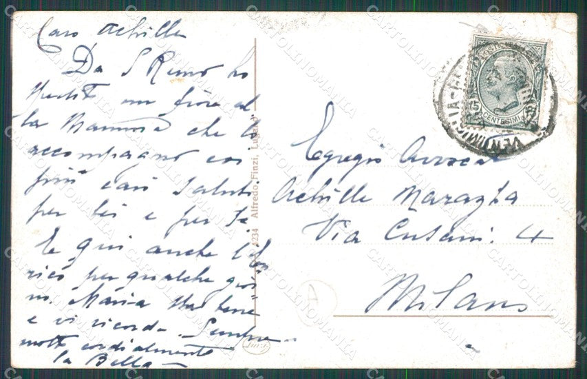 Imperia Sanremo PIEGHE ABRASA Cartolina ZG2521 – retro