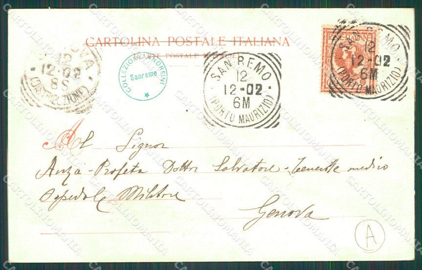 Imperia Sanremo Cartolina ZG2524 – retro