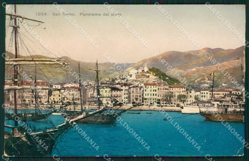 Imperia Sanremo Barche PIEGHINE Cartolina ZG2527 – fronte