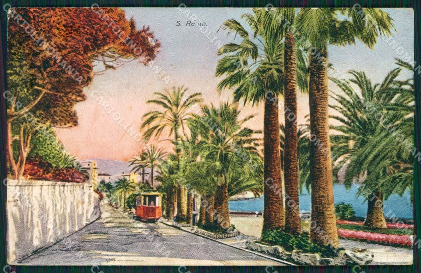 Imperia Sanremo Tram Cartolina ZG2534 – fronte