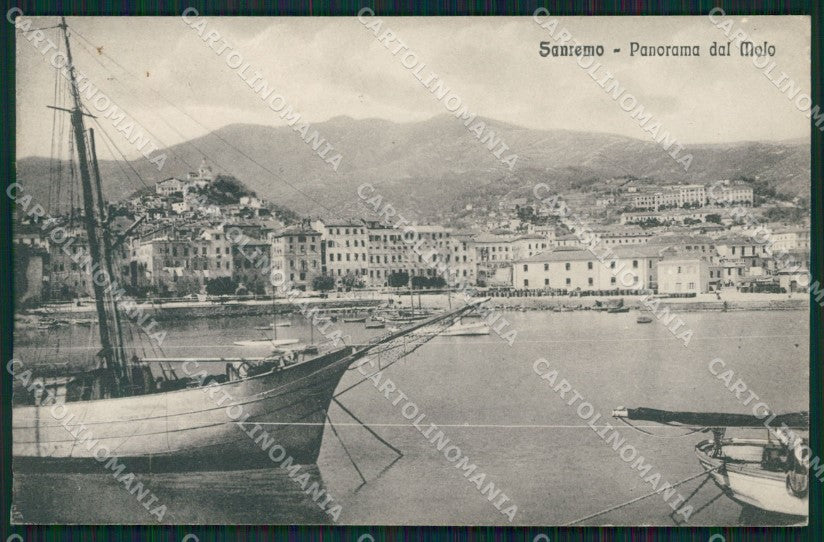 Imperia Sanremo Barca Cartolina ZG2537 – fronte
