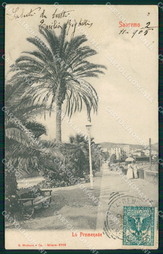 Imperia Sanremo Cartolina ZG2542 – fronte