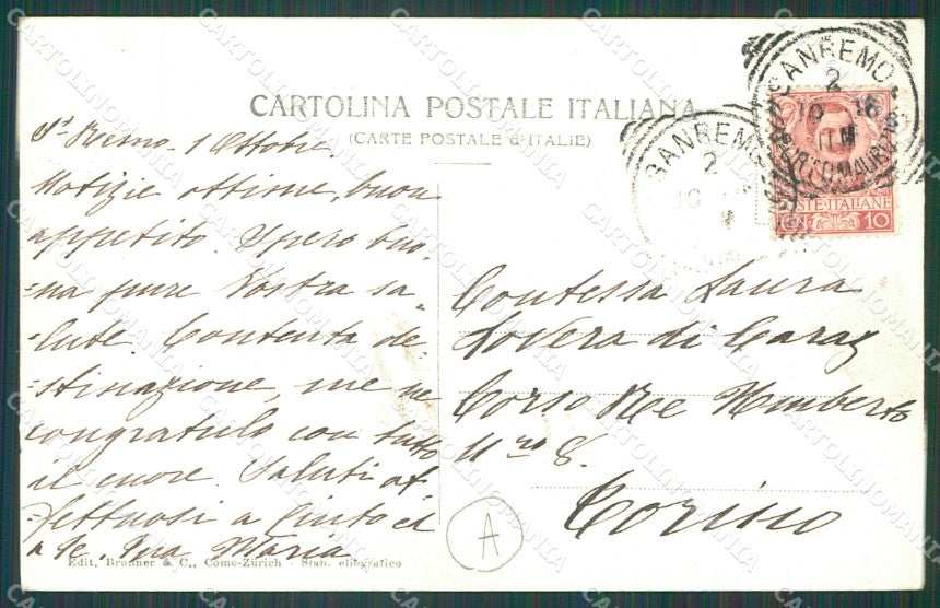 Imperia Sanremo Cartolina ZG2549 – retro