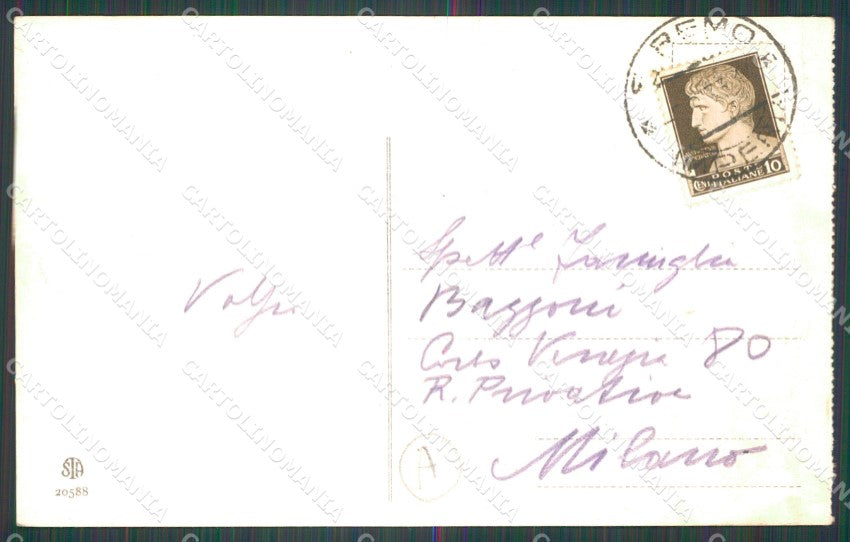 Imperia Sanremo Casinò Municipale Cartolina ZG2565 – retro