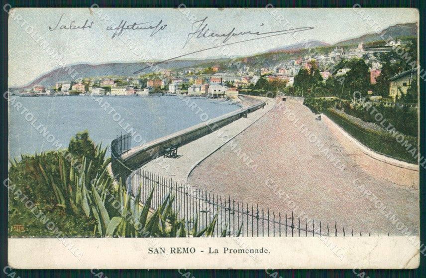 Imperia Sanremo PIEGA Cartolina ZG2576 – fronte