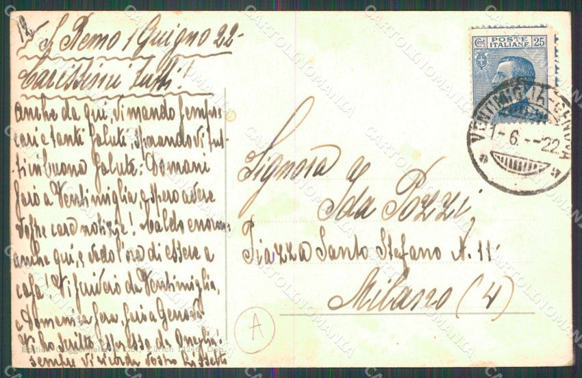 Imperia Sanremo Cartolina ZG2578 – retro