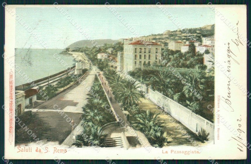 Imperia Sanremo PIEGHINE Cartolina ZG2579 – fronte
