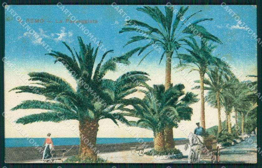 Imperia Sanremo Carretto Cartolina ZG2580 – fronte