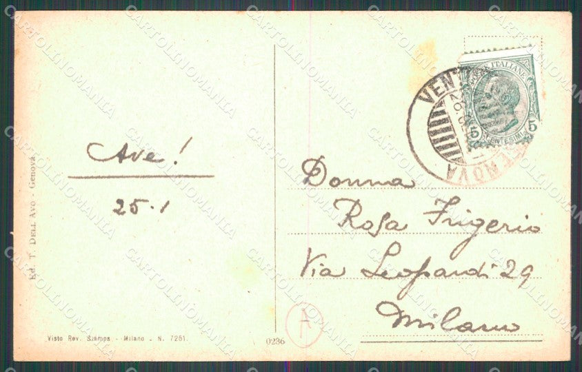 Imperia Sanremo Carretto Cartolina ZG2580 – retro