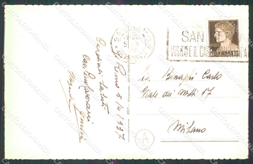 Imperia Sanremo Carrozza Cartolina ZG2581 – retro