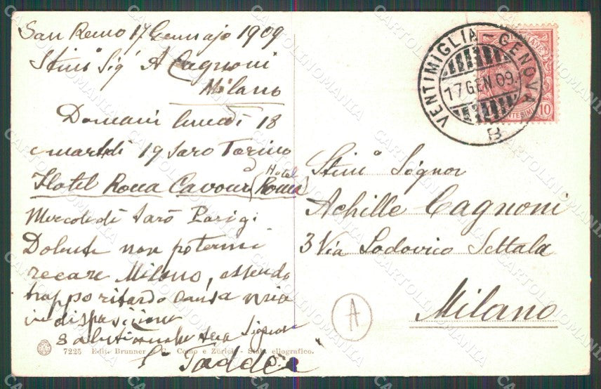 Imperia Sanremo Casinò Municipale Cartolina ZG2589 – retro