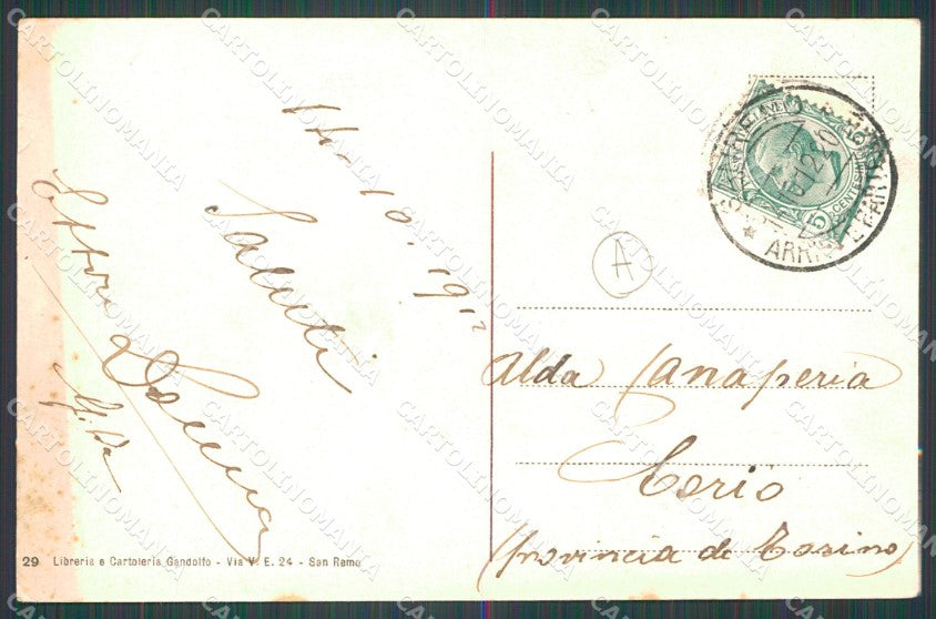 Imperia Sanremo Cartolina ZG2594 – retro