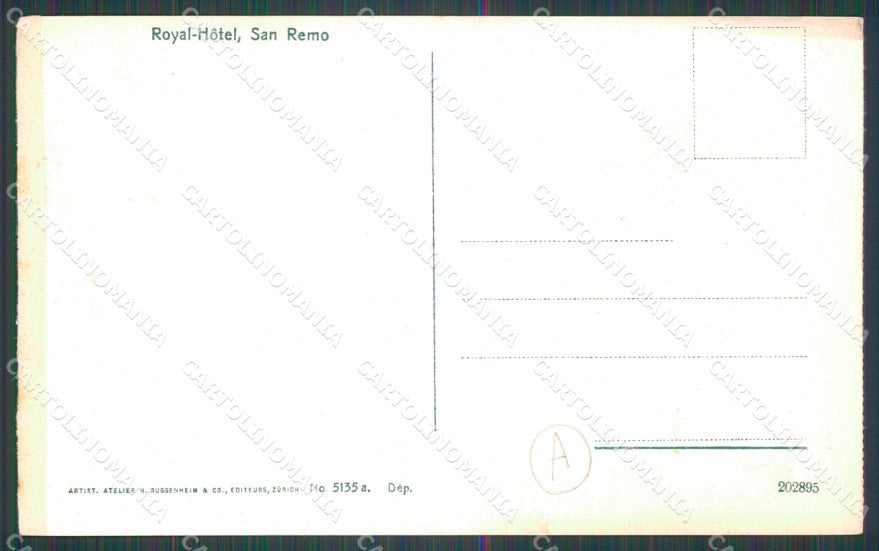 Imperia Sanremo Barche Cartolina ZG2599 – retro