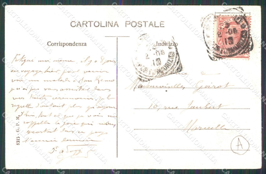 Imperia Sanremo Cartolina ZG2610 – retro