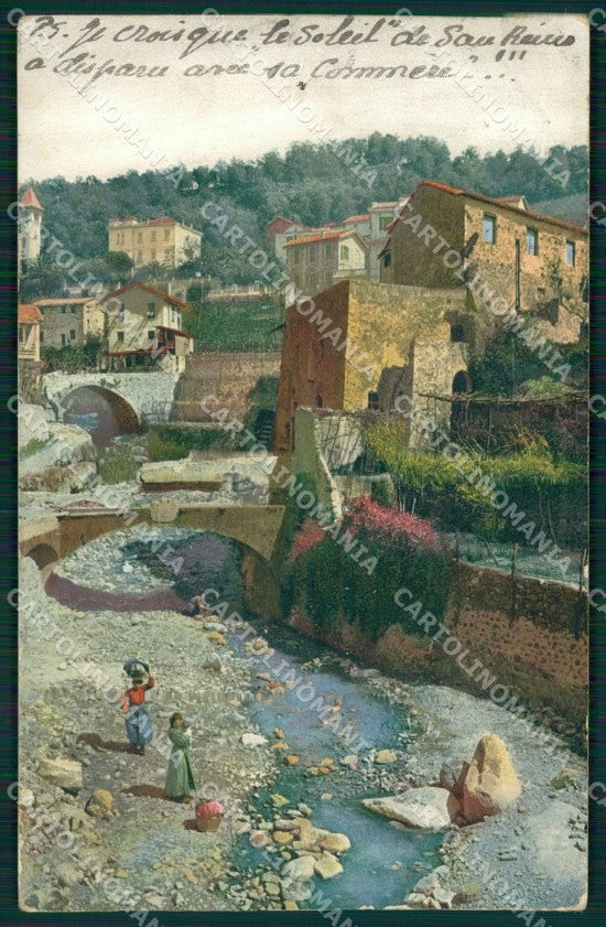 Imperia Sanremo SCOLLATA Cartolina ZG2620 – fronte