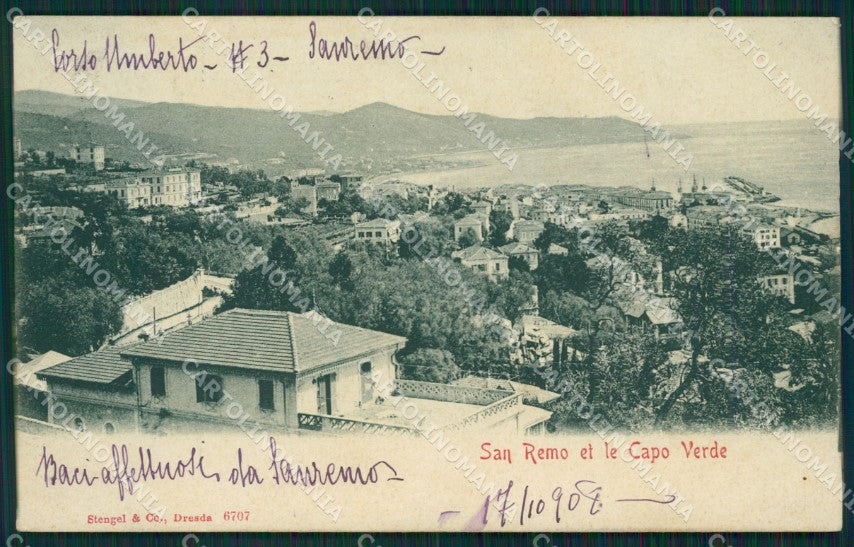 Imperia Sanremo Capo Verde Cartolina ZG2630 – fronte