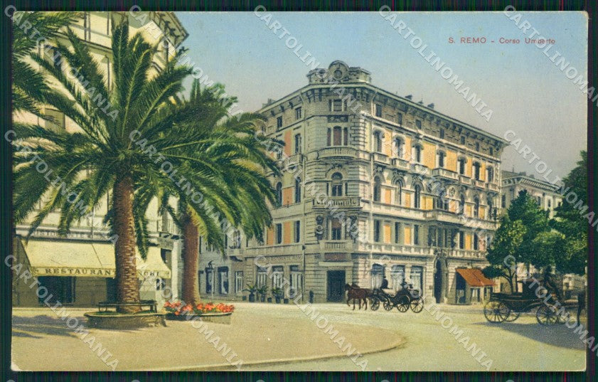 Imperia Sanremo Carrozze Cartolina ZG2642 – fronte