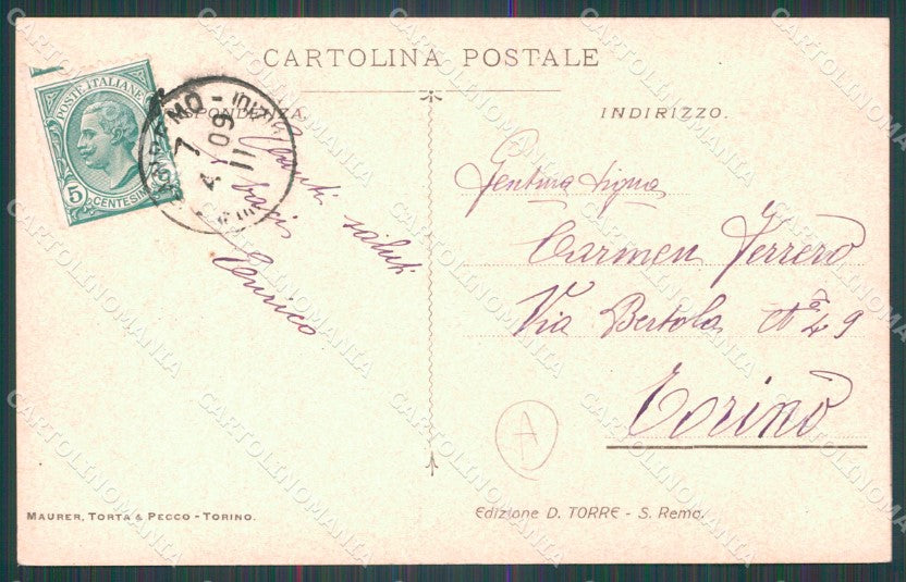 Imperia Sanremo Cartolina ZG2644 – retro