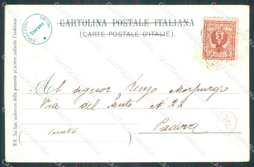 Imperia Sanremo PIEGA Cartolina ZG2645 – retro