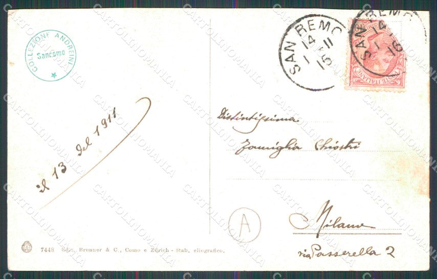 Imperia Sanremo ABRASA Cartolina ZG2648 – retro