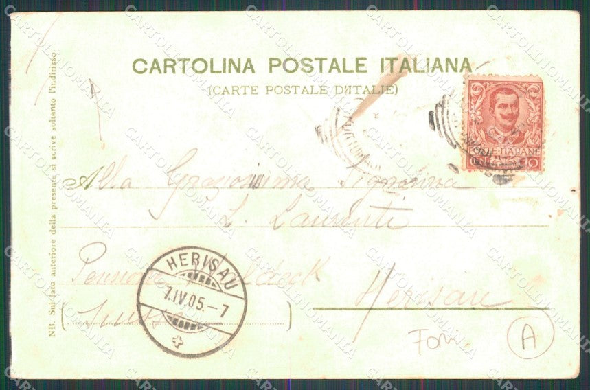 Imperia Sanremo PIEGA FORI Cartolina ZG2651 – retro
