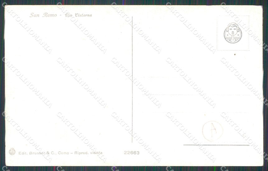 Imperia Sanremo Cartolina ZG2656 – retro