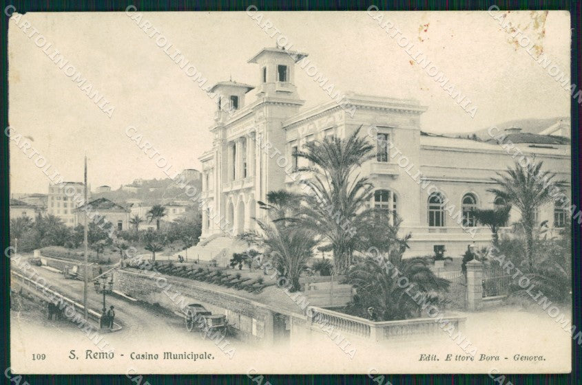 Imperia Sanremo Casinò Municipale ABRASA MACCHIE Cartolina ZG2663 – fronte
