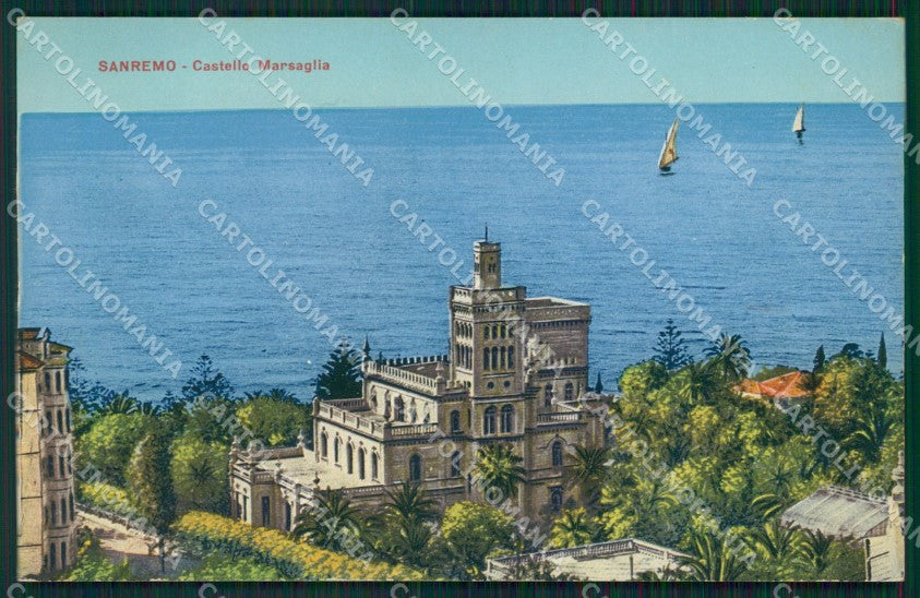 Imperia Sanremo Castello Marsaglia Cartolina ZG2669 – fronte