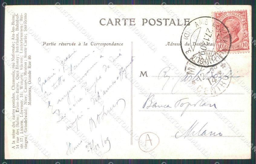Imperia Sanremo Porta Candelieri  Cartolina ZG2674 – retro