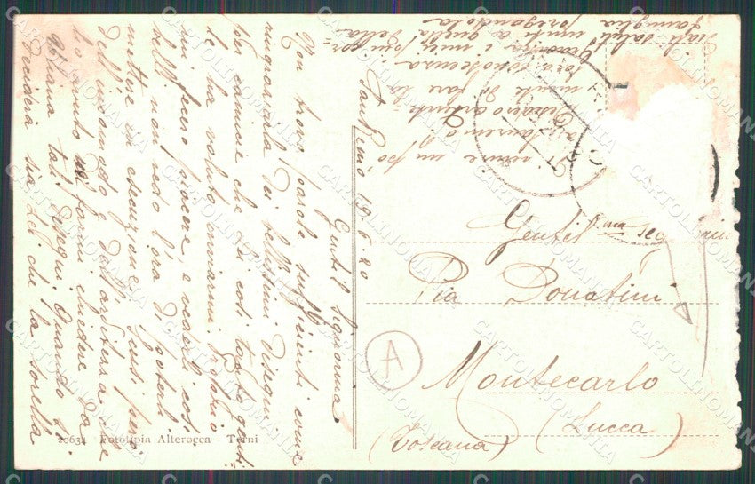 Imperia Sanremo Berigo PIEGATA Cartolina ZG2675 – retro
