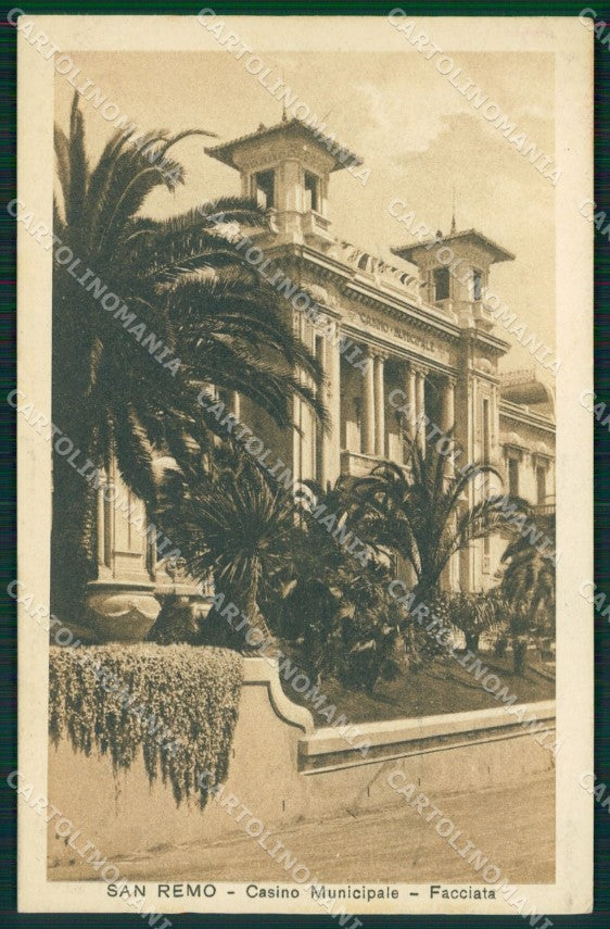 Imperia Sanremo Casinò Municipale Cartolina ZG2677 – fronte