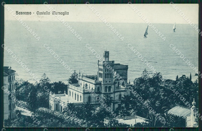 Imperia Sanremo Castello Marsaglia Cartolina ZG2680 – fronte
