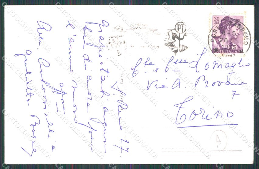 Imperia Sanremo Palazzo Borea D'Olmo Cartolina ZG2688 – retro