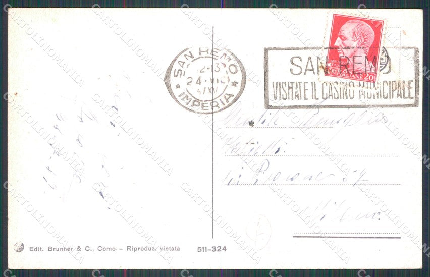 Imperia Sanremo Cartolina ZG2689 – retro