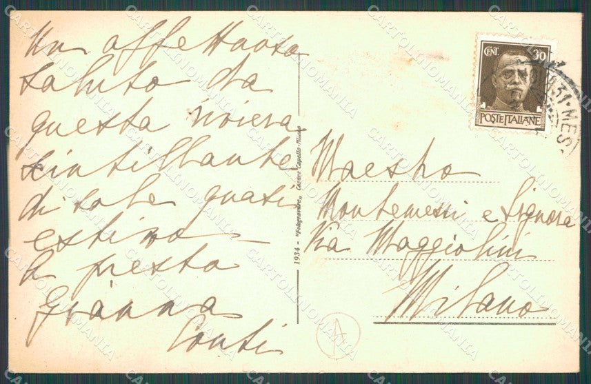 Imperia Sanremo PIEGHINA FORO Cartolina ZG2693 – retro