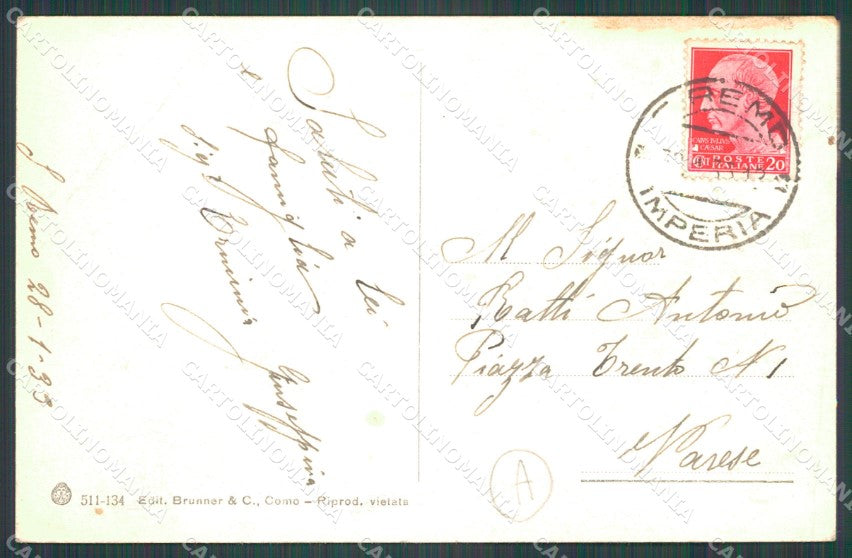 Imperia Sanremo PIEGA Cartolina ZG2701 – retro