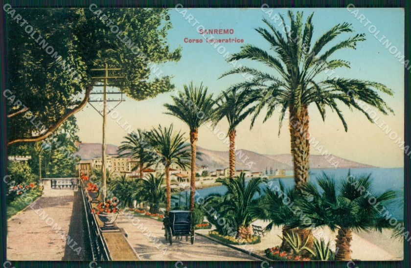 Imperia Sanremo Carrozza Cartolina ZG2712 – fronte