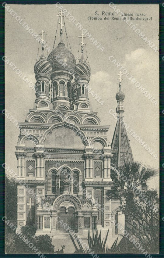 Imperia Sanremo Chiesa Russa Cartolina ZG2721 – fronte