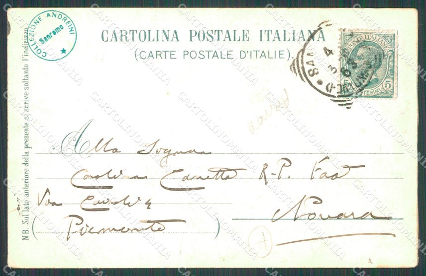 Imperia Sanremo ABRASA Cartolina ZG2730 – retro